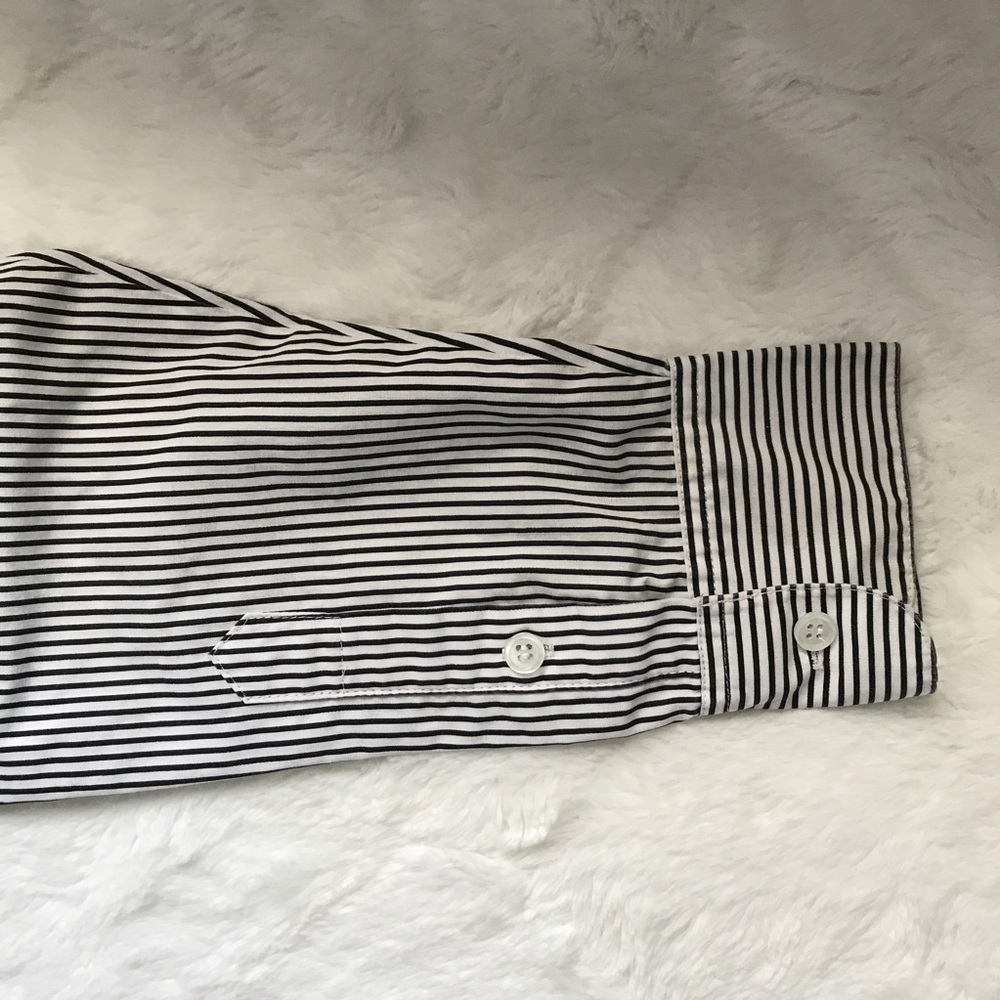 The Quacker Factory Embroidered Noah’s Ark Button Up Shirt Size Small Striped - Picture 3 of 14